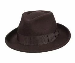 Cheap โจ Scala Men Capone - Crushable Wool Felt Fedora Hat ๐คฉ 6 Scala Men Capone - Crushable Wool Felt Fedora Hat