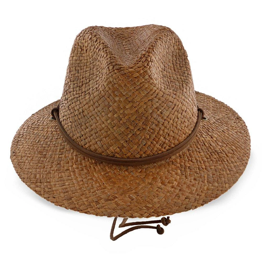 Cheap ✔️ Grand Turk - Scala 100% Raffia Straw Fedora Hat ⭐ 2 Grand Turk - Scala 100% Raffia Straw Fedora Hat