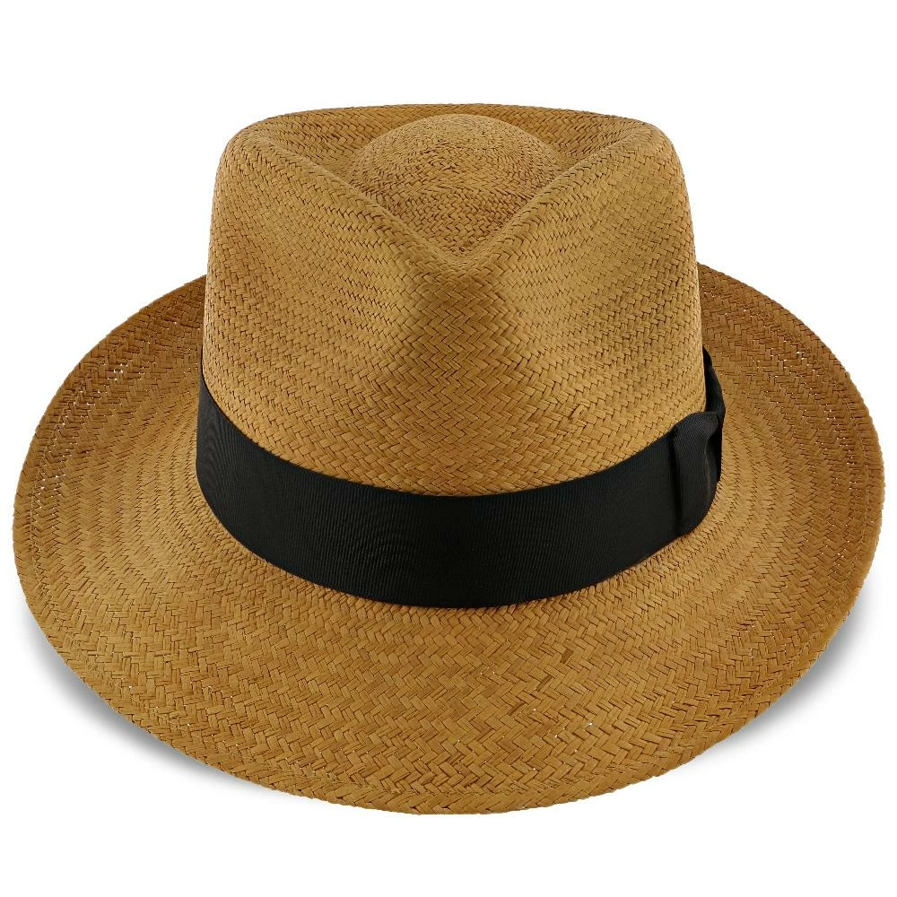 Hot Sale ๐ Jacksonville - Scala Natural Straw Fedora Hat Men ๐ 2 Jacksonville - Scala Natural Straw Fedora Hat Men