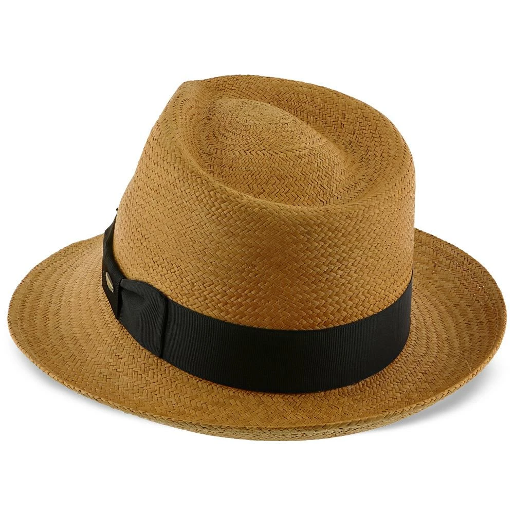 Hot Sale ๐ Jacksonville - Scala Natural Straw Fedora Hat Men ๐ 4 Jacksonville - Scala Natural Straw Fedora Hat Men