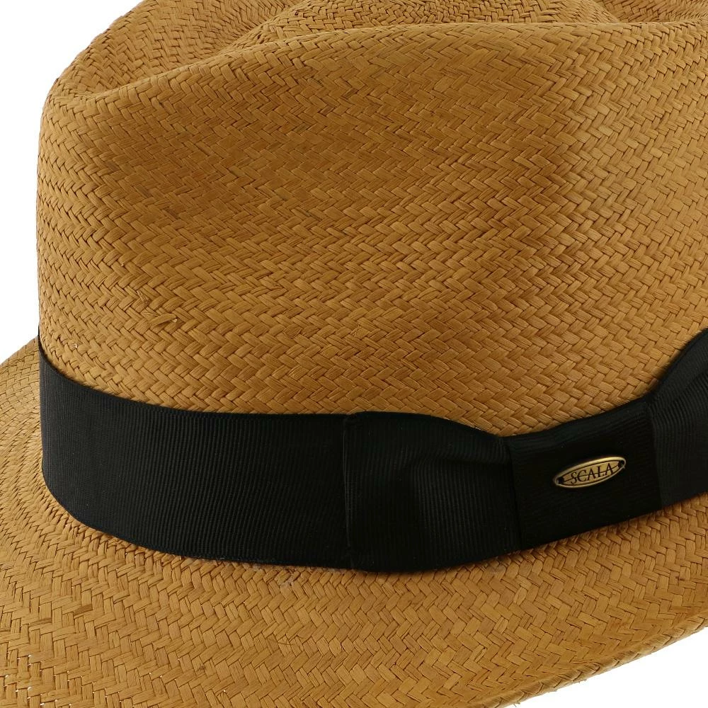 Hot Sale ๐ Jacksonville - Scala Natural Straw Fedora Hat Men ๐ 5 Jacksonville - Scala Natural Straw Fedora Hat Men