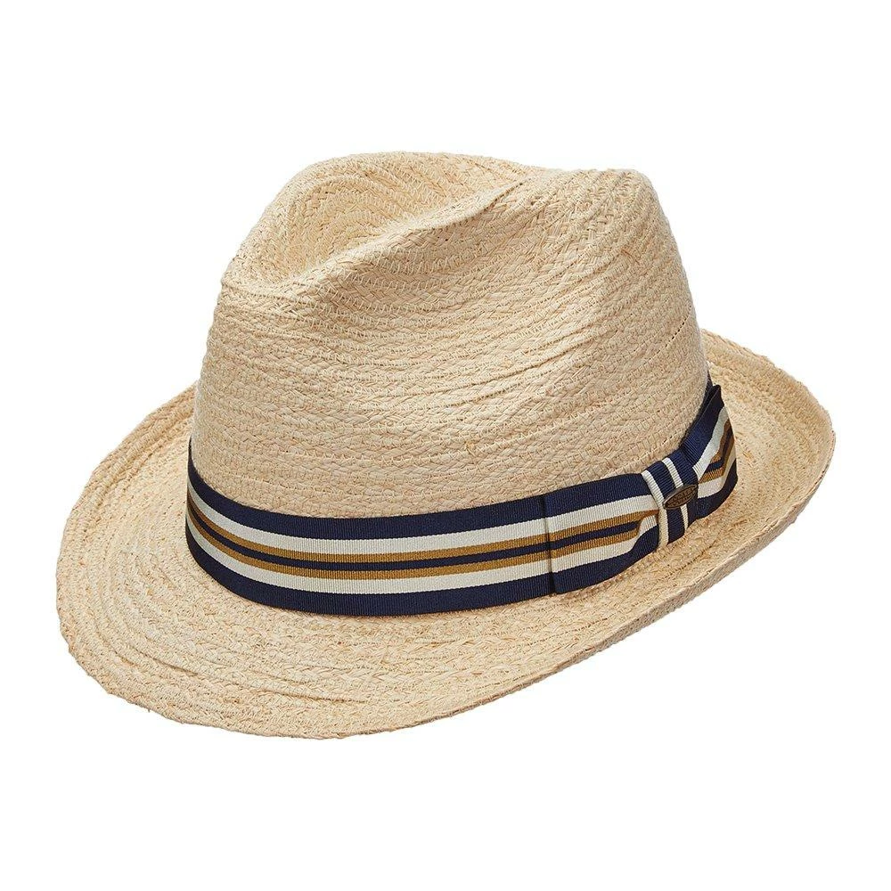 Brand new ๐ฏ Scala MR203OS Natural Braided Raffia Straw Fedora Hat ๐ 2 Scala MR203OS Natural Braided Raffia Straw Fedora Hat