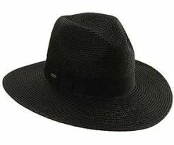 Men Sunnydale - Scala Toast Paper Braid Big Brim Fedora