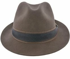 Best deal ๐ Men Tango - Scala DF151 Taupe Wool Felt Fedora Hat โค๏ธ 11 Men Tango - Scala DF151 Taupe Wool Felt Fedora Hat