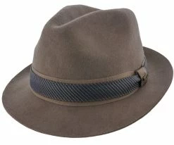 Best deal ๐ Men Tango - Scala DF151 Taupe Wool Felt Fedora Hat โค๏ธ 10 Men Tango - Scala DF151 Taupe Wool Felt Fedora Hat