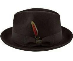 Cheap ๐ Men The Modest - Scala Crushable Wool Felt Snap Brim Fedora Hat ๐ 14 Men The Modest - Scala Crushable Wool Felt Snap Brim Fedora Hat