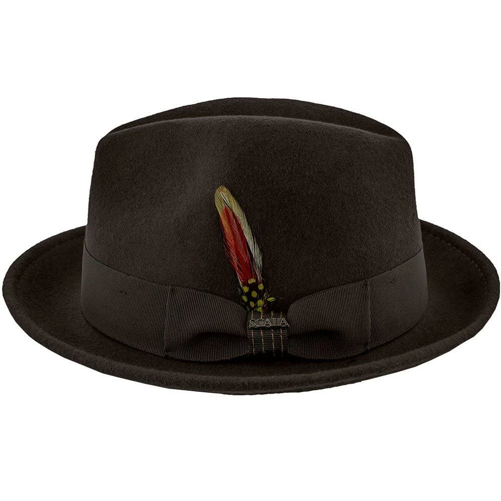 Cheap ๐ Men The Modest - Scala Crushable Wool Felt Snap Brim Fedora Hat ๐ 6 Men The Modest - Scala Crushable Wool Felt Snap Brim Fedora Hat