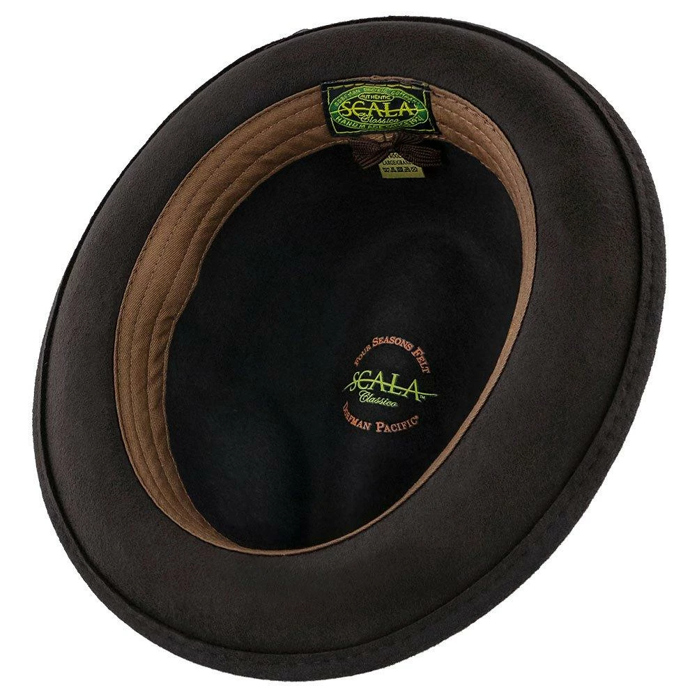 Cheap ๐ Men The Modest - Scala Crushable Wool Felt Snap Brim Fedora Hat ๐ 8 Men The Modest - Scala Crushable Wool Felt Snap Brim Fedora Hat