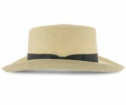 Ace - Scala P225 Natural Panama Straw Gambler Hat Men