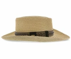 Men Brahmin - Scala MS320 Natural Paper Braid Gambler Hat