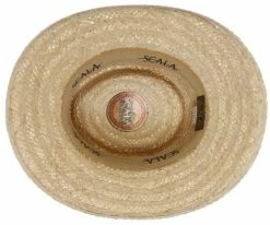 Men Jacksonville - Scala Raffia Gambler Hat