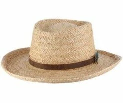 Men Jacksonville - Scala Raffia Gambler Hat