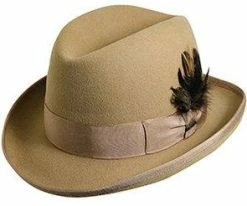 Buy โญ Dashing - Scala WF545 Wool Felt Homburg Hat ๐ 68 Dashing - Scala WF545 Wool Felt Homburg Hat