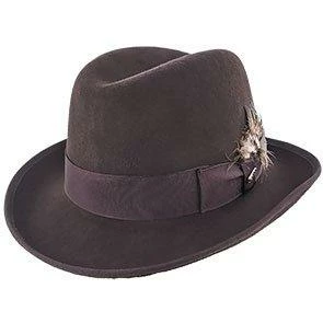 Buy โญ Dashing - Scala WF545 Wool Felt Homburg Hat ๐ 7 Dashing - Scala WF545 Wool Felt Homburg Hat