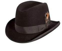 Buy โญ Dashing - Scala WF545 Wool Felt Homburg Hat ๐ 66 Dashing - Scala WF545 Wool Felt Homburg Hat