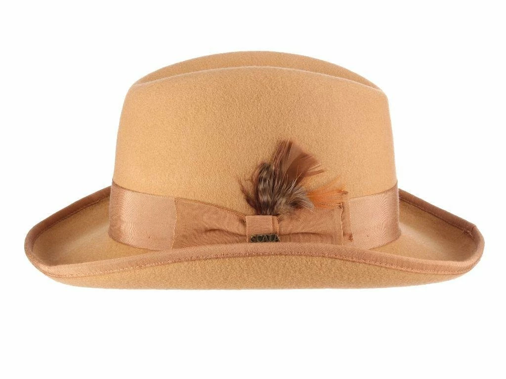 Buy โญ Dashing - Scala WF545 Wool Felt Homburg Hat ๐ 10 Dashing - Scala WF545 Wool Felt Homburg Hat