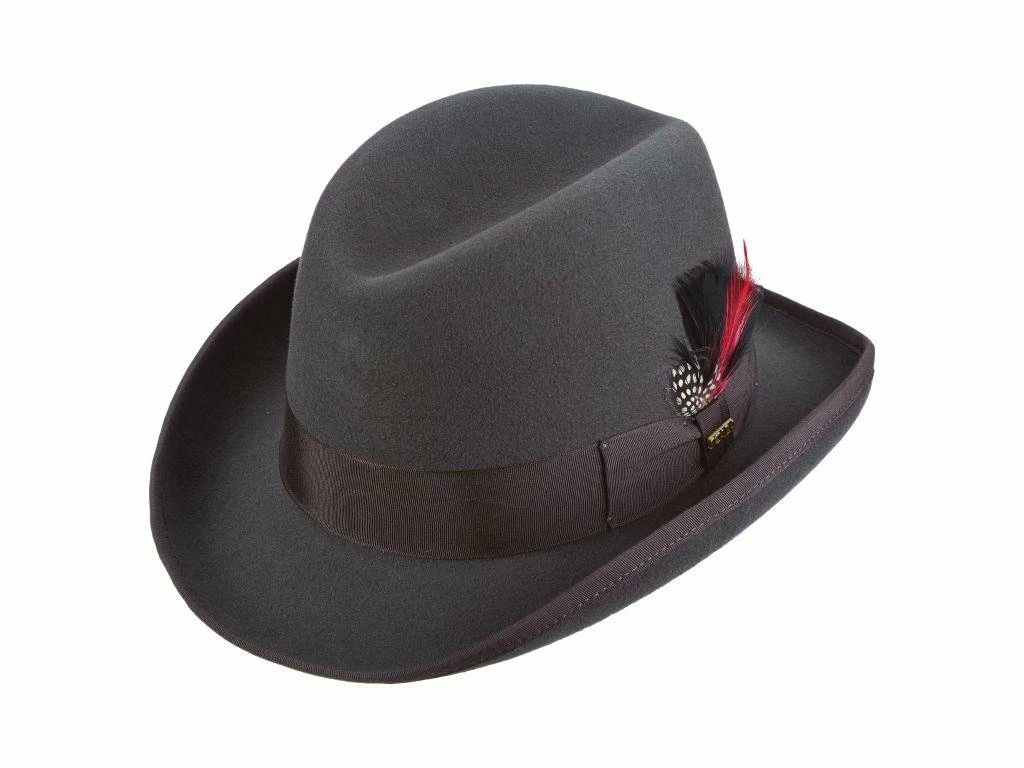 Buy โญ Dashing - Scala WF545 Wool Felt Homburg Hat ๐ 22 Dashing - Scala WF545 Wool Felt Homburg Hat