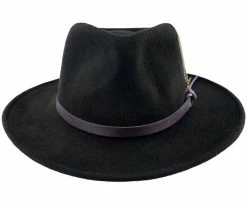 Darwin - Scala DF6 Pecan Crushable Wool Felt Outback Hat