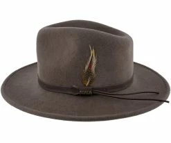 Darwin - Scala DF6 Pecan Crushable Wool Felt Outback Hat