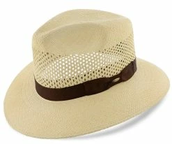 Tahoe - Scala Natural Grade 8 Panama Straw Outback Hat