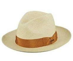 Burnside - Scala P219 Natural Grade 8 Panama Straw Safari Hat
