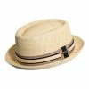 Speculator - Scala MR143 Natural Raffia Straw Pork Pie Hat Men