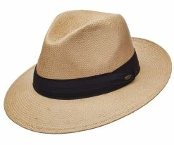 Men Alfresco - Scala Unisex Toyo Straw Safari Hat