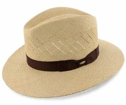 Men Mokoro - Scala Natural Panama Straw Safari Hat