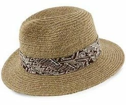Surfzone - Scala Tan Toyo Straw Blend Fedora Hat Men