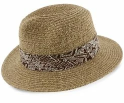 Surfzone - Scala Tan Toyo Straw Blend Fedora Hat Men