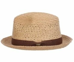 Sky - Scala Raffia Short Brim Fedora Hat