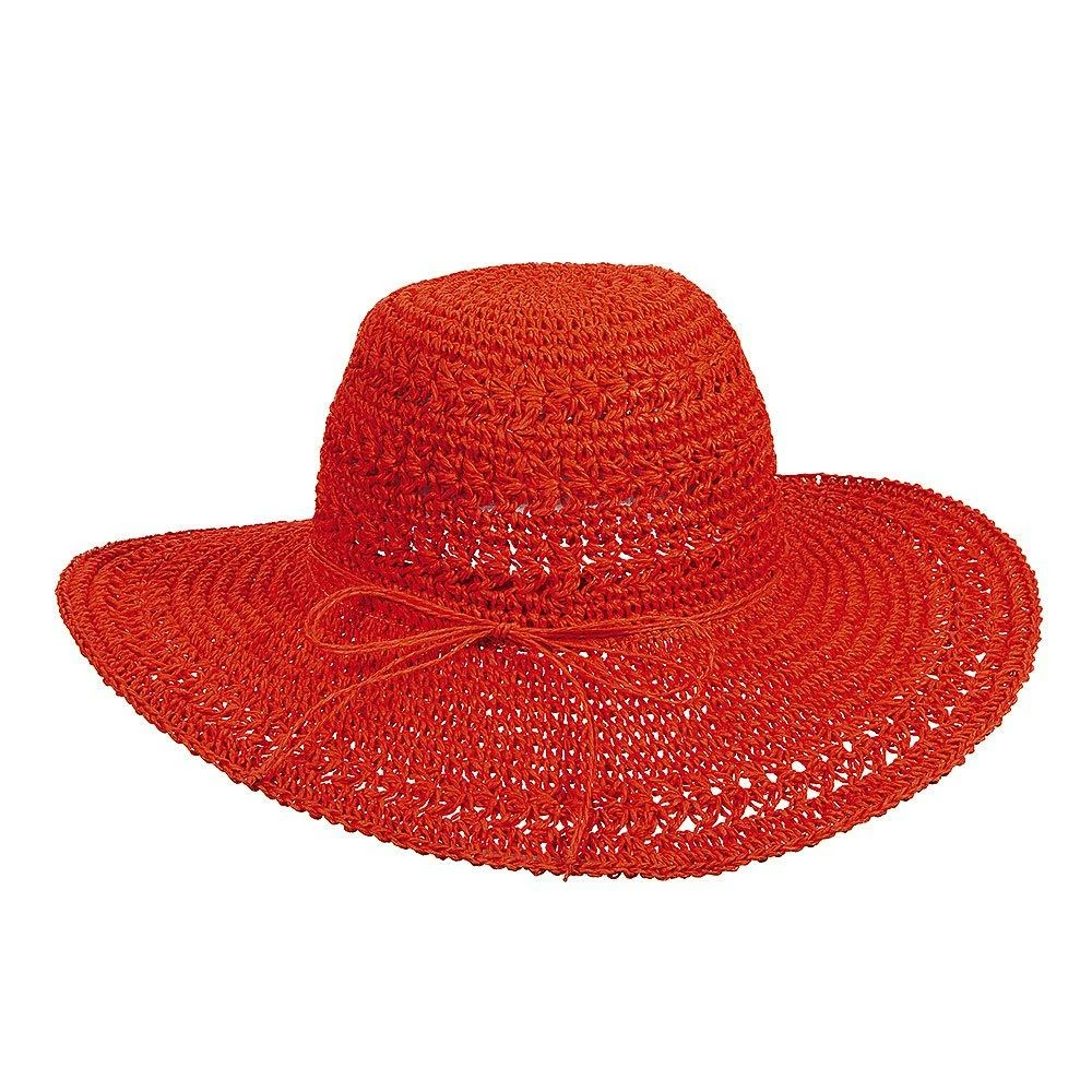 Buy ๐ Men Avery - Scala LT64 White Crocheted Toyo Wide Brim Hat ๐ 4 Men Avery - Scala LT64 White Crocheted Toyo Wide Brim Hat