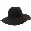 Men Cocoa - Scala LF41 Chocolate Wool Felt Floppy Wide Brim Hat