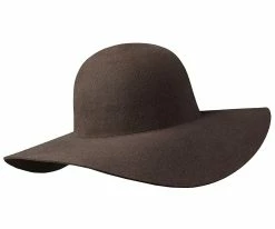 Buy ✨ Men Cocoa - Scala LF41 Chocolate Wool Felt Floppy Wide Brim Hat ⭐ 6 Men Cocoa - Scala LF41 Chocolate Wool Felt Floppy Wide Brim Hat