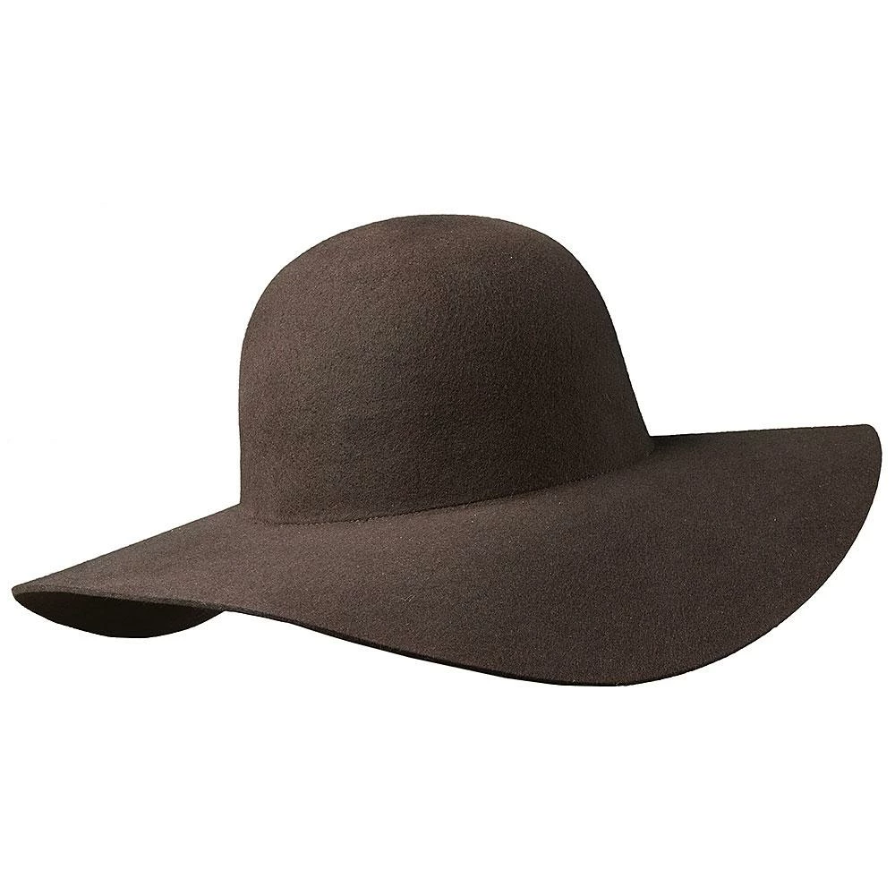 Buy ✨ Men Cocoa - Scala LF41 Chocolate Wool Felt Floppy Wide Brim Hat ⭐ 3 Men Cocoa - Scala LF41 Chocolate Wool Felt Floppy Wide Brim Hat