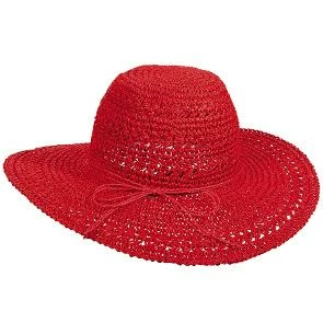 Buy ๐ Men Avery - Scala LT64 White Crocheted Toyo Wide Brim Hat ๐ 7 Men Avery - Scala LT64 White Crocheted Toyo Wide Brim Hat