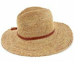 Brand new ๐ Seychelles - LR683OS - Scala Crocheted Raffia Natural Tea Safari Hat โ 31 Seychelles - LR683OS - Scala Crocheted Raffia Natural Tea Safari Hat