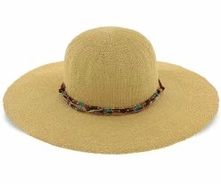 Men Sedona - Scala Natural 100% Toyo Straw Wide Brim Hat