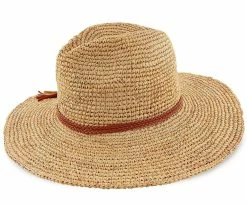 Seychelles - LR683OS - Scala Crocheted Raffia Natural Tea Safari Hat