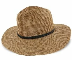 Brand new ๐ Seychelles - LR683OS - Scala Crocheted Raffia Natural Tea Safari Hat โ 18 Seychelles - LR683OS - Scala Crocheted Raffia Natural Tea Safari Hat
