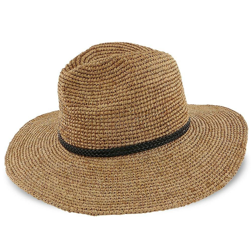 Brand new ๐ Seychelles - LR683OS - Scala Crocheted Raffia Natural Tea Safari Hat โ 3 Seychelles - LR683OS - Scala Crocheted Raffia Natural Tea Safari Hat