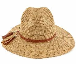 Brand new ๐ Seychelles - LR683OS - Scala Crocheted Raffia Natural Tea Safari Hat โ 19 Seychelles - LR683OS - Scala Crocheted Raffia Natural Tea Safari Hat