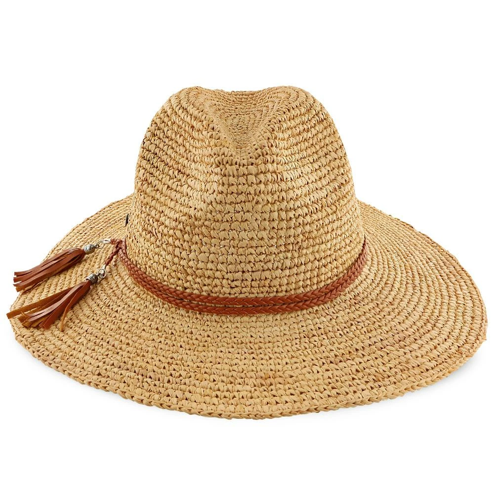 Brand new ๐ Seychelles - LR683OS - Scala Crocheted Raffia Natural Tea Safari Hat โ 4 Seychelles - LR683OS - Scala Crocheted Raffia Natural Tea Safari Hat