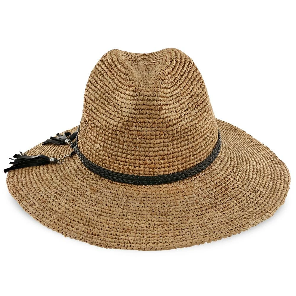Brand new ๐ Seychelles - LR683OS - Scala Crocheted Raffia Natural Tea Safari Hat โ 5 Seychelles - LR683OS - Scala Crocheted Raffia Natural Tea Safari Hat