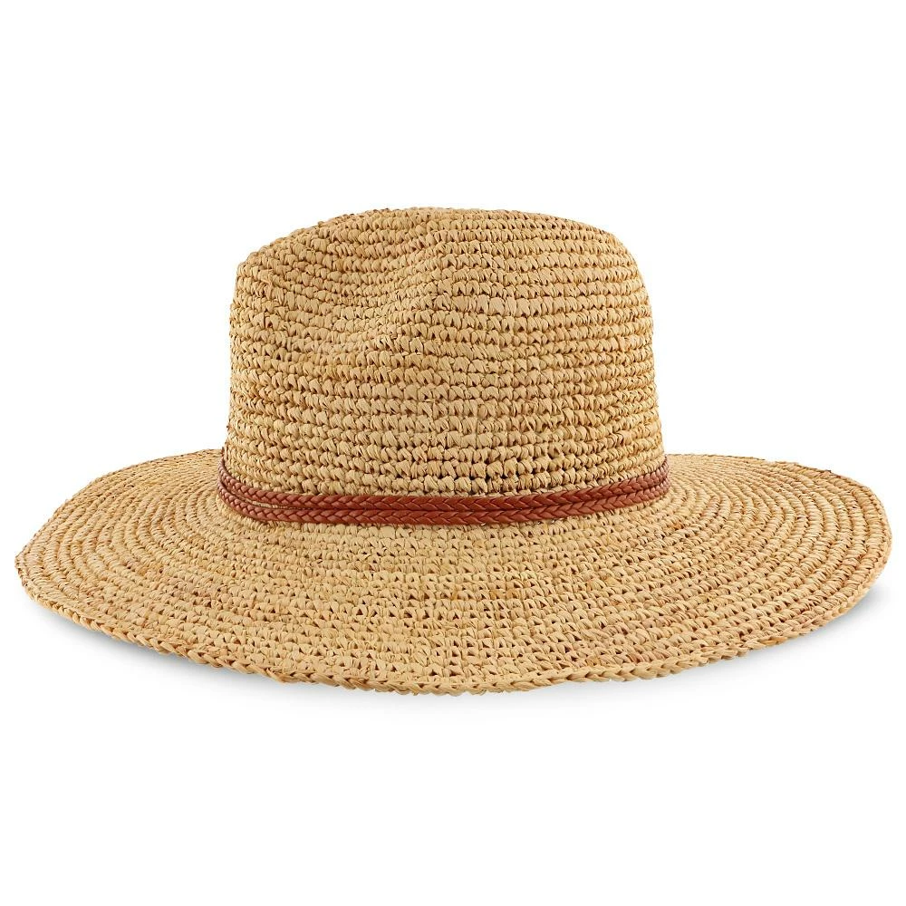 Brand new ๐ Seychelles - LR683OS - Scala Crocheted Raffia Natural Tea Safari Hat โ 6 Seychelles - LR683OS - Scala Crocheted Raffia Natural Tea Safari Hat