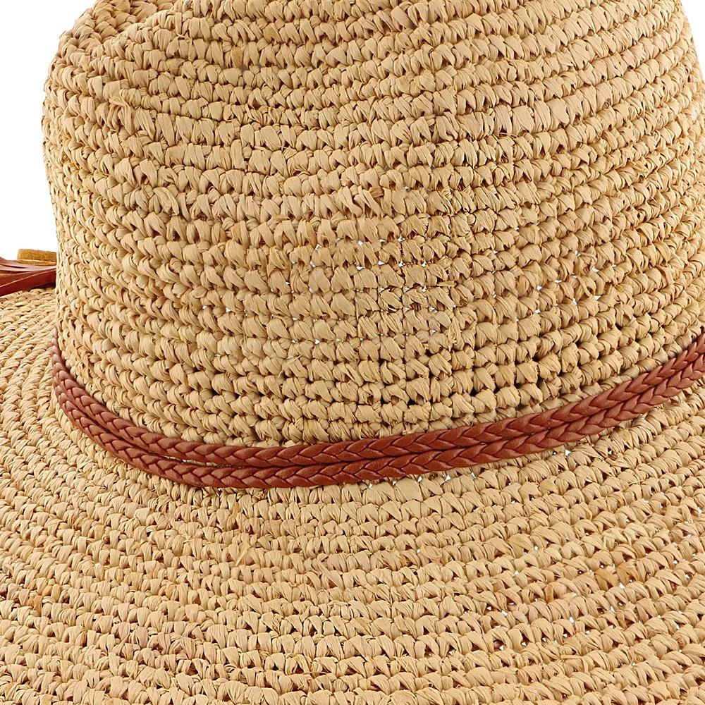 Brand new ๐ Seychelles - LR683OS - Scala Crocheted Raffia Natural Tea Safari Hat โ 10 Seychelles - LR683OS - Scala Crocheted Raffia Natural Tea Safari Hat