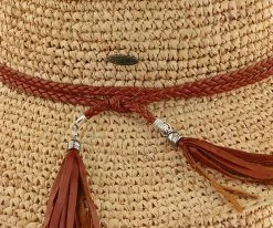 Brand new ๐ Seychelles - LR683OS - Scala Crocheted Raffia Natural Tea Safari Hat โ 27 Seychelles - LR683OS - Scala Crocheted Raffia Natural Tea Safari Hat