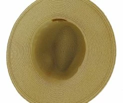 Sunnydale - Scala Grey 100% Raffia Straw Fedora Hat