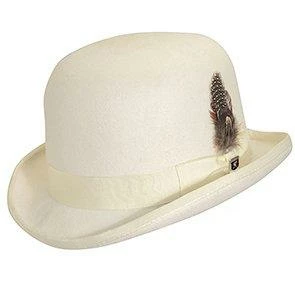 Buy ๐ Bordeaux - Stacy Adams SAW506 Ivory Wool Felt Derby Hat Men ๐ฅ 4 Bordeaux - Stacy Adams SAW506 Ivory Wool Felt Derby Hat Men