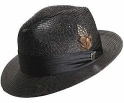 Dublin - Stacy Adams Poly Braid Fedora Hat Men